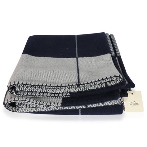 hermes blue blanket|Hermes avalon throw blanket.